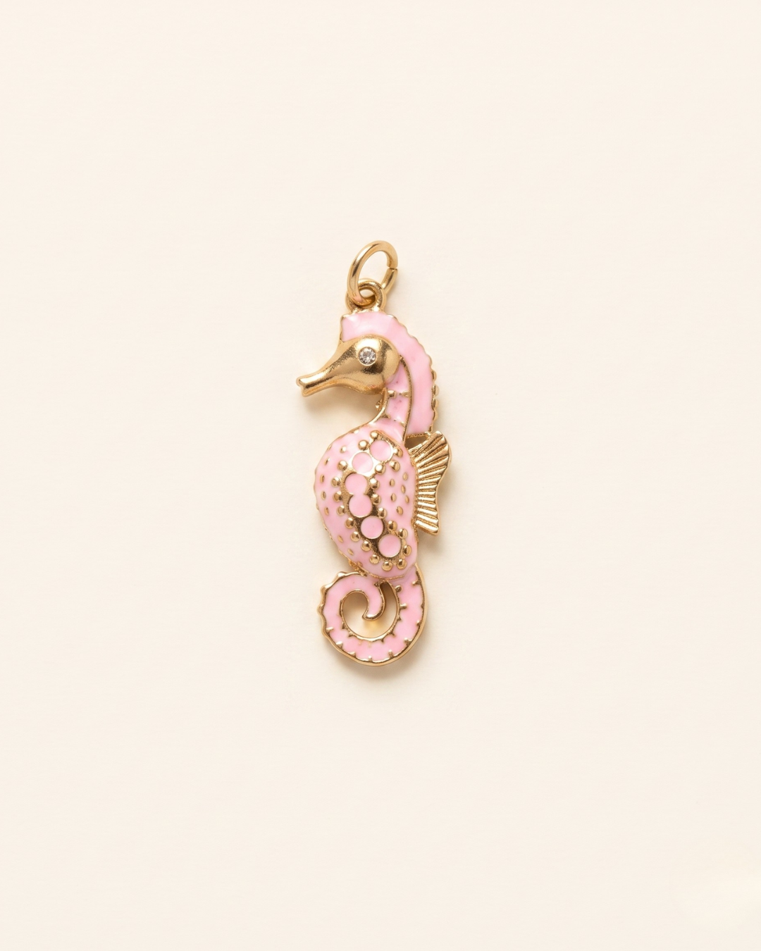Seahorse Charm- Rosa