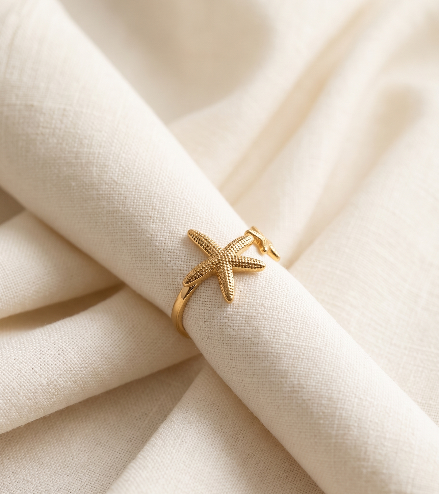 Twin Starfish Ring