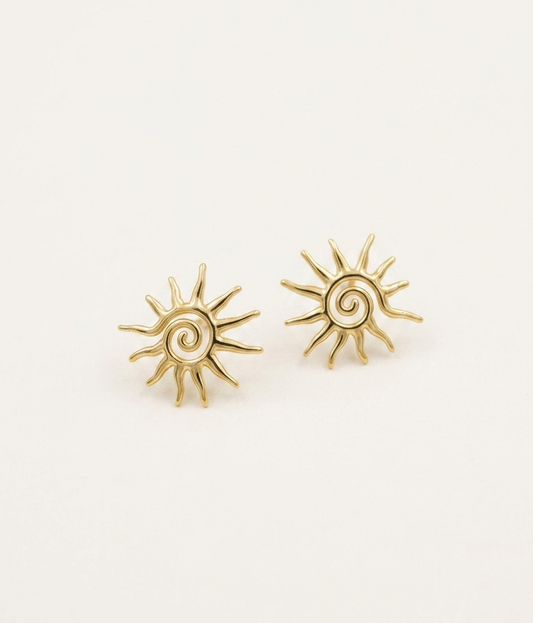 Sol Spiral Earrings