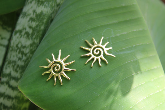 Sol Spiral Earrings