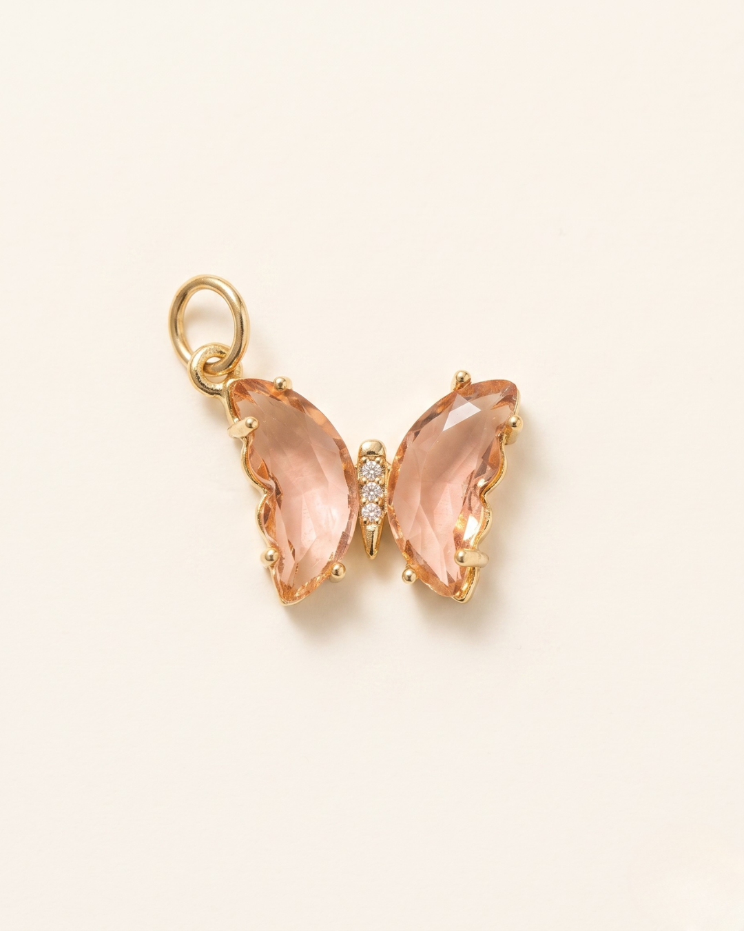 Butterfly Charm - Crimson Papillon