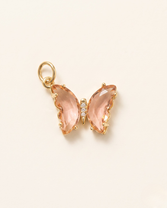 Butterfly Charm - Crimson Papillon
