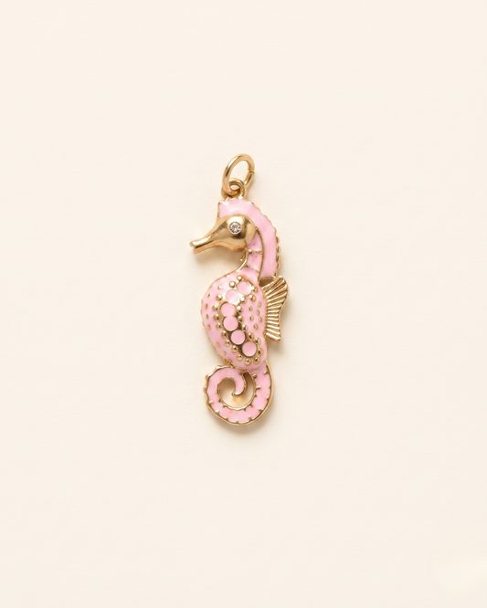 Seahorse Charm- Rosa